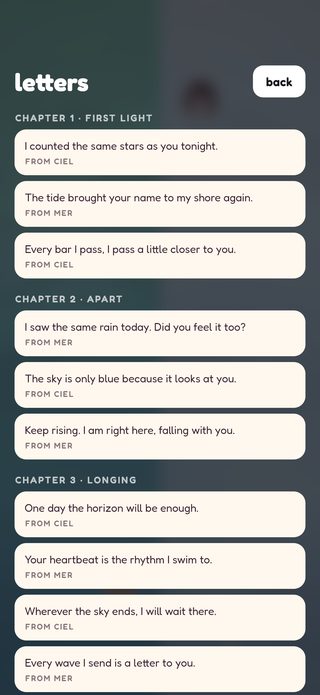 The letters